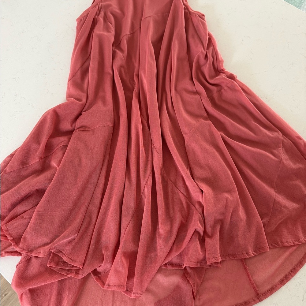 Vivienne Tam Coral flowy dress